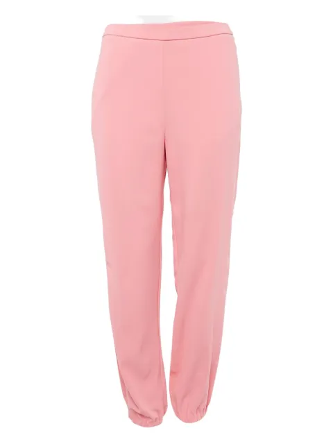 Emporio Armani Pre-Owned elasticated-waistband track pants Pink 1108215