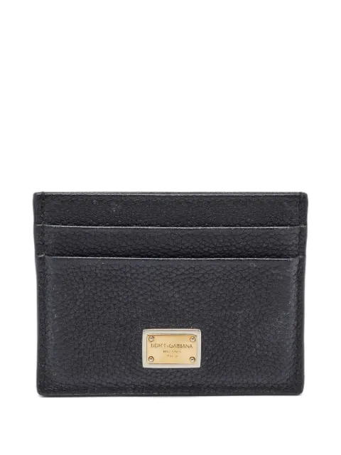 Dolce & Gabbana Pre-Owned 2024 leather cardholder Black 1106752