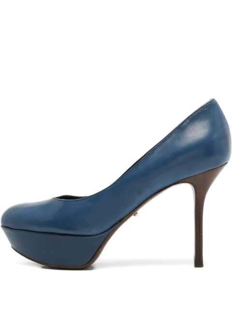 Sergio Rossi Vintage pre-owned 120mm platform pumps Blue 1103185
