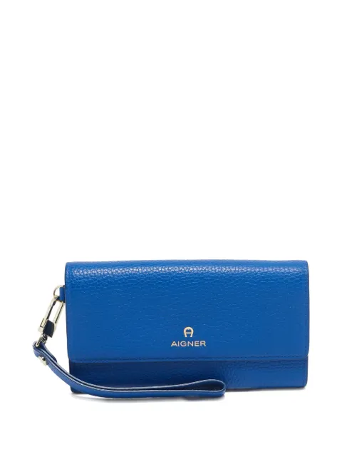 Aigner Vintage logo-print wallet Blue 1099674