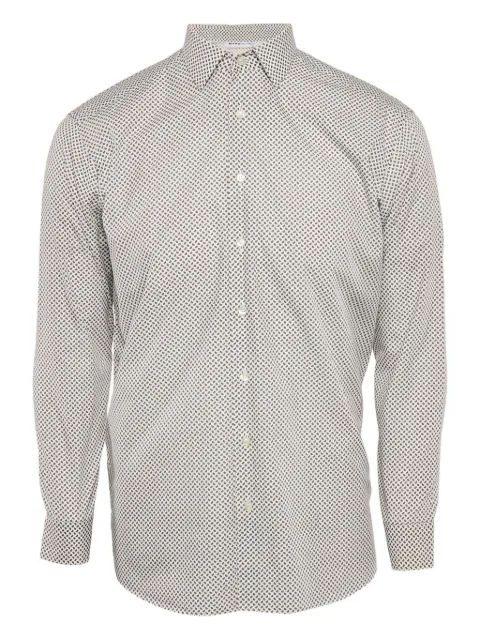 Etro Pre-Owned paisley cotton shirt White 1101129