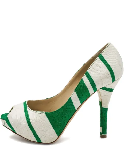 Dolce & Gabbana Pre-Owned 120mm patterned pumps White 981644
