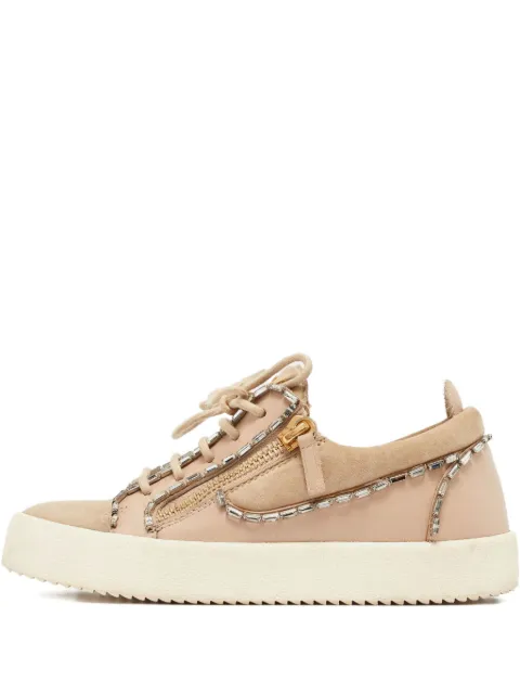 Giuseppe Zanotti Vintage pre-owned crystal-embellished sneakers Neutrals 962141