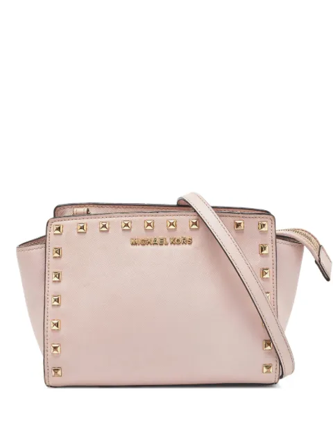 Michael Kors Vintage pre-owned Selma stud-embellished cross body bag Pink 842285