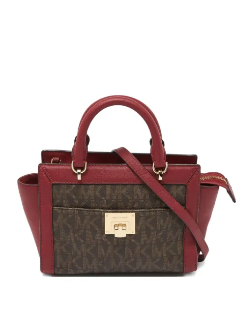 Michael Kors Vintage monogram-pattern tote bag Brown 995476