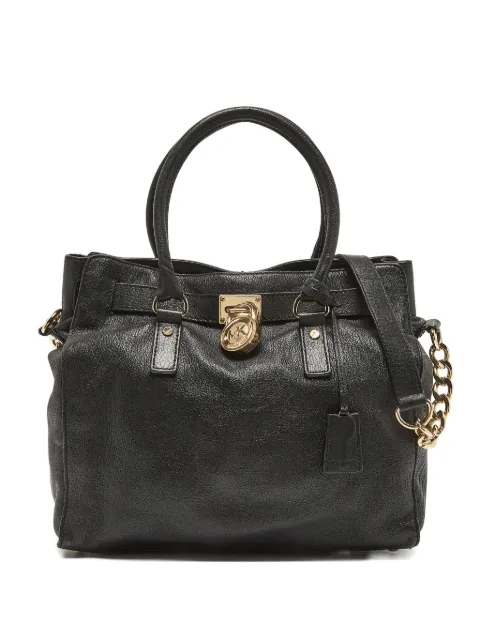 Michael Kors Vintage 2023 Hamilton leather shoulder bag Black 980496