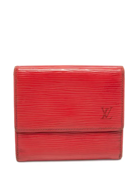 Louis Vuitton Pre-Owned Elise leather wallet Red 703434