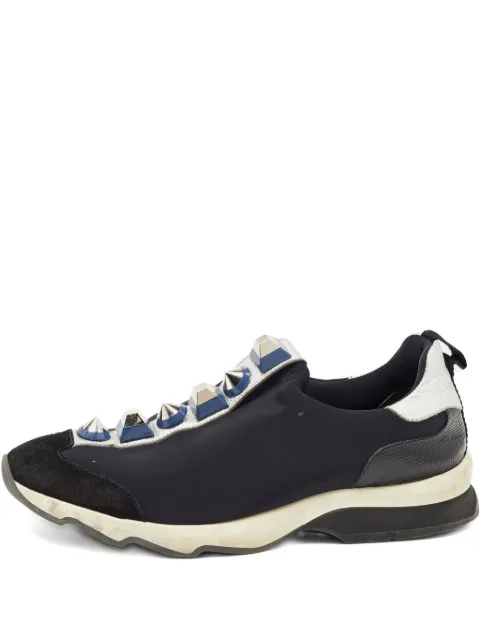 Fendi Pre-Owned studded slip-on sneakers Black 782991