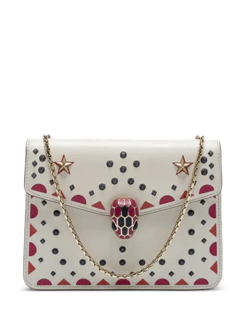 Bvlgari Pre-Owned 2023 Serpenti Forever shoulder bag White 744382