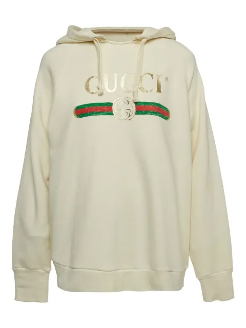 Gucci Pre-Owned Blind for Love hoodie Neutrals 917874