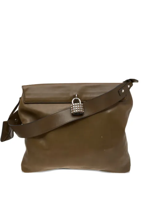 Burberry Pre-Owned 2024 Studded Lock tote bag Green 571220