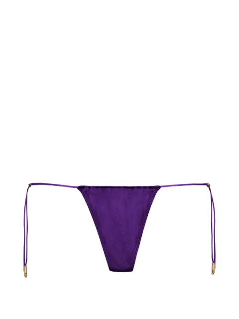 Maison Close Glow mini-string bikini bottom Purple 563507