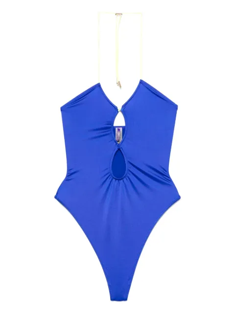 Maison Close Glow thong swimsuit Blue 563542