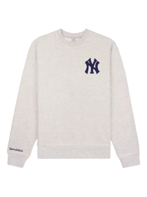 Sporty & Rich Yankees Serif sweatshirt Grey ST071610300GY03