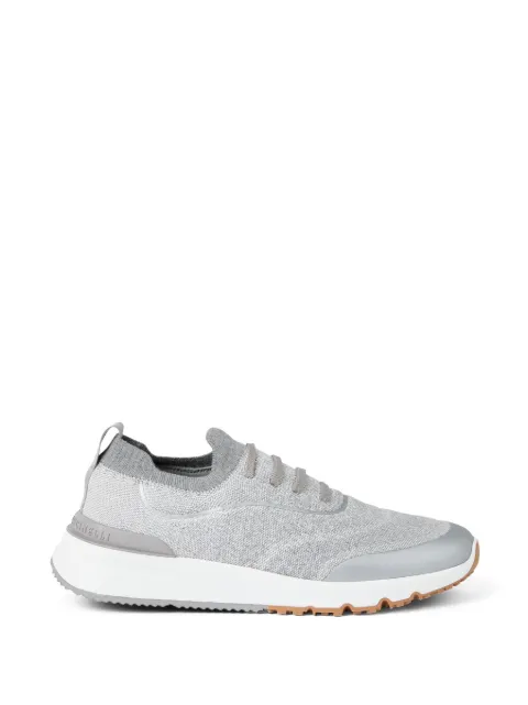 Brunello Cucinelli knitted runners sneakers Grey MZUEHRO342CRG32