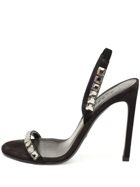 Gucci Pre-Owned 110mm Mallory sandals Black 869585