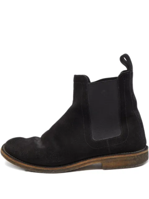 Bottega Veneta Pre-Owned suede chelsea boots Black 787842