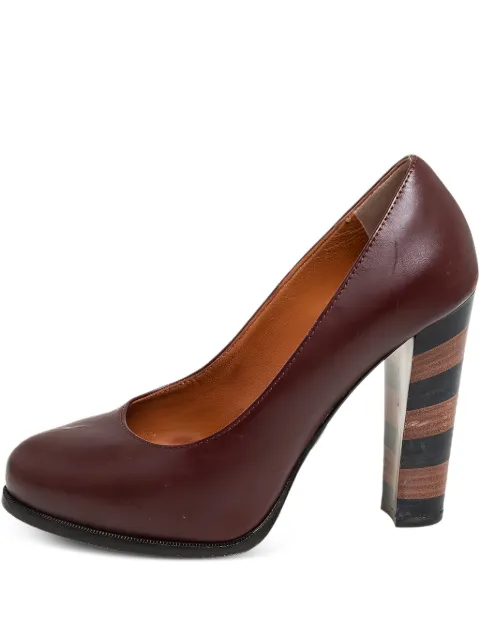 Fendi Pre-Owned 110mm Pequin pumps Red 461258