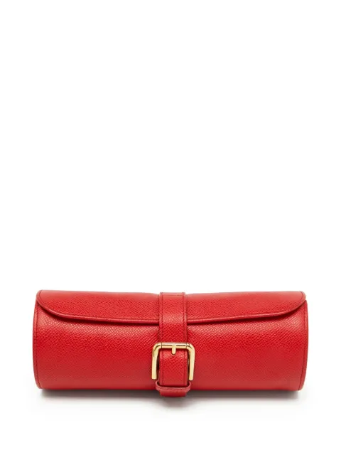 Dolce & Gabbana Pre-Owned leather travel watch case Red 1123945