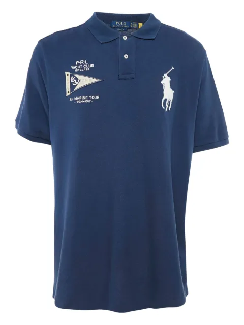 Polo Ralph Lauren Vintage pre-owned Polo Pony-motif polo shirt Blue 1107874