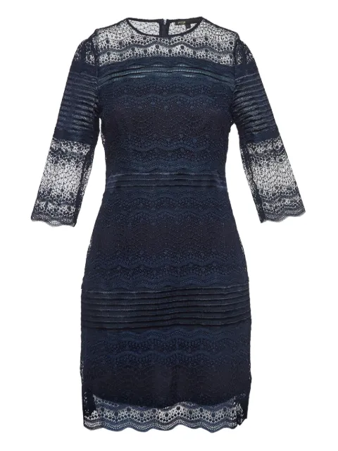 Maje Pre-Owned laced dress Blue 995704