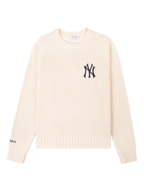 Sporty & Rich embroidered-logo sweater Neutrals WS065610300WH37