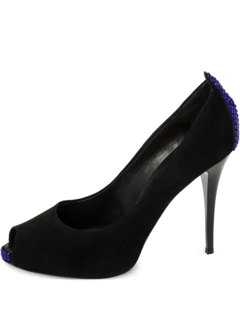 Giuseppe Zanotti Vintage pre-owned 105mm spike-stud sandals Black 426923