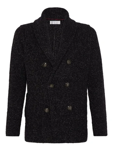 Brunello Cucinelli silk-blend cardigan Black MRI503216CNF05