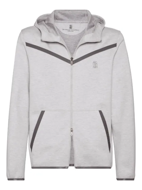 Brunello Cucinelli zip-up sweatshirt Grey MM8433376GC110
