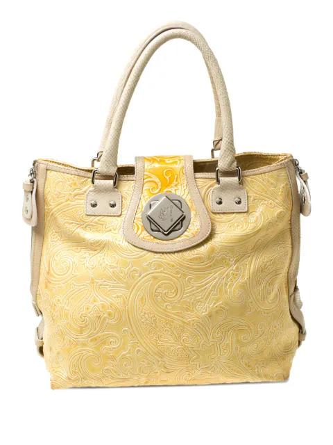 Etro Pre-Owned paisley-print tote bag Yellow 213325