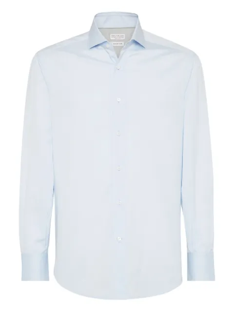 Brunello Cucinelli button-up shirt Blue MBUC40028C735