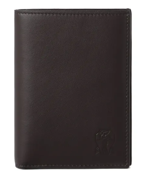Brunello Cucinelli leather bifold wallet Brown MWZNBU436C8034