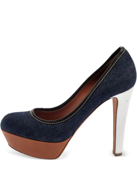 Sergio Rossi Vintage pre-owned 125mm denim pumps Blue 385212