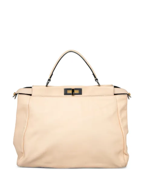 Fendi Pre-Owned 2009 Peekaboo tote bag Neutrals 470047