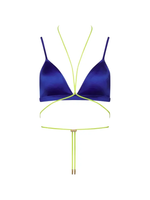 Maison Close Glow triangle bikini top Blue 563482