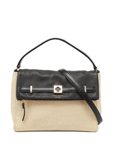 Kate Spade leather woven tote bag Neutrals 980573