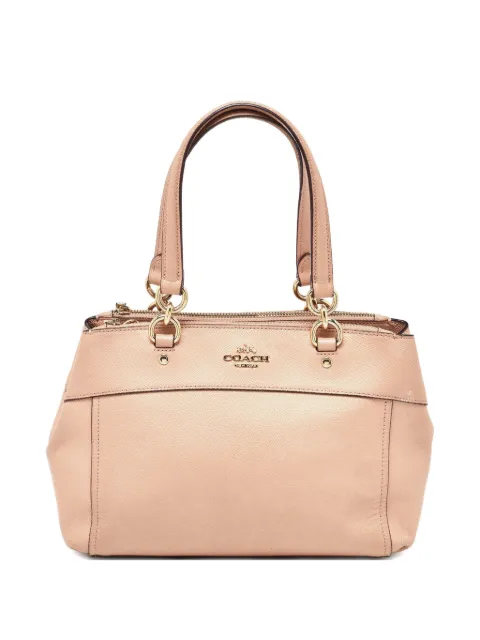 Coach Vintage leather tote bag Neutrals 981722