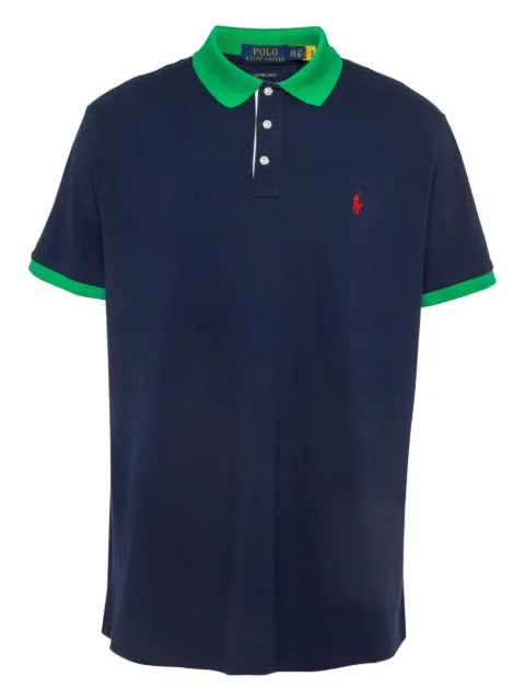 Polo Ralph Lauren Vintage pre-owned cotton polo shirt Blue 971573