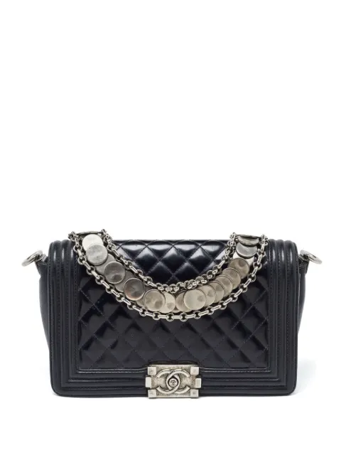 CHANEL Pre-Owned 2024 medium Boy shoulder bag Black 942157