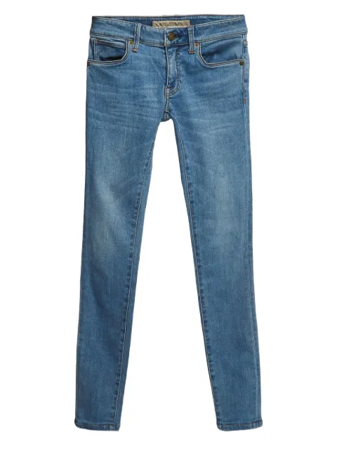 Burberry Pre-Owned logo-patch jeans Blue 933253