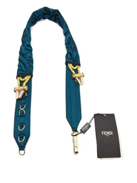 Fendi Pre-Owned satin shoulder strap Blue 829452