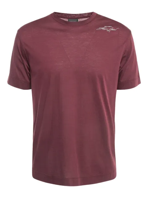 Emporio Armani Pre-Owned jersey T-shirt Red 915236