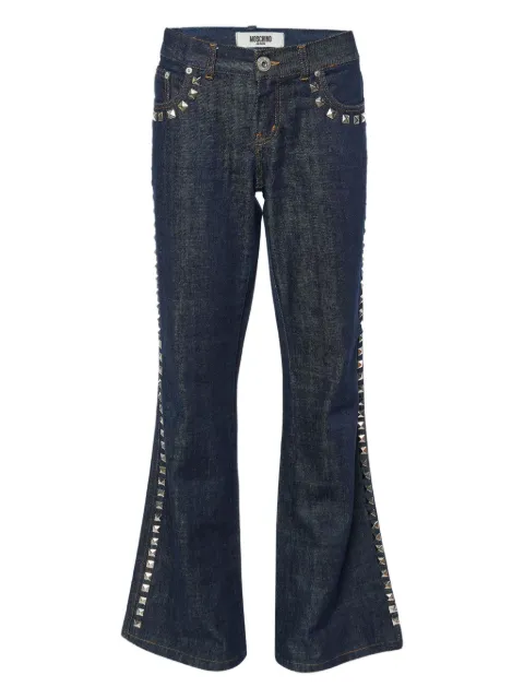 Moschino Pre-Owned 2000's studded jeans Blue 899029