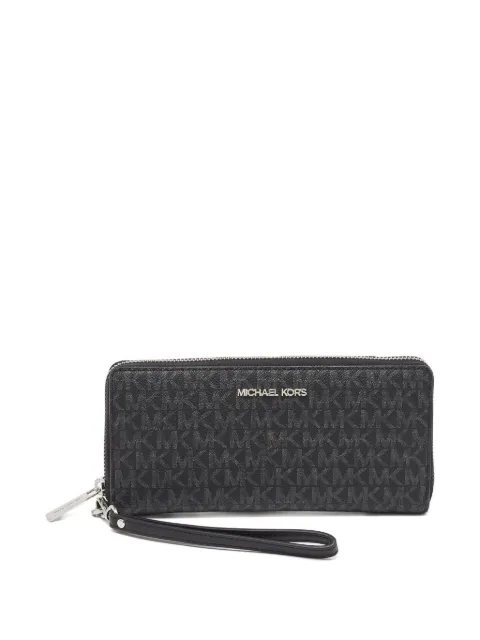 Michael Kors Vintage Jet Set Travel logo wallet Black 993058