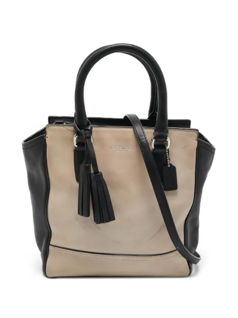 Coach Vintage Pre-owned small leather tote bag Neutrals 907506