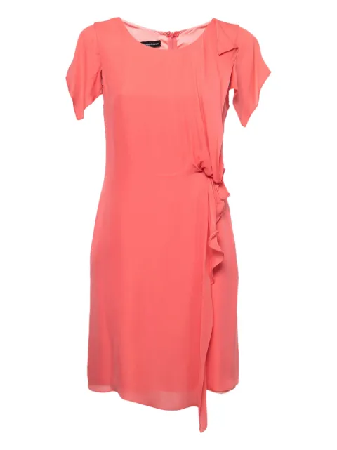 Emporio Armani Pre-Owned silk midi dress Pink 760956