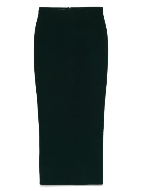 Herve L. Leroux bandage ankle length column skirt Green C15460G