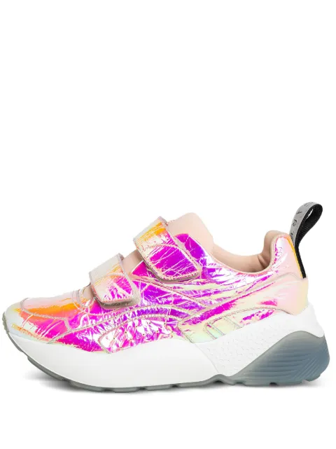 Stella McCartney Pre-Owned holographic-finish sneakers Pink 422920