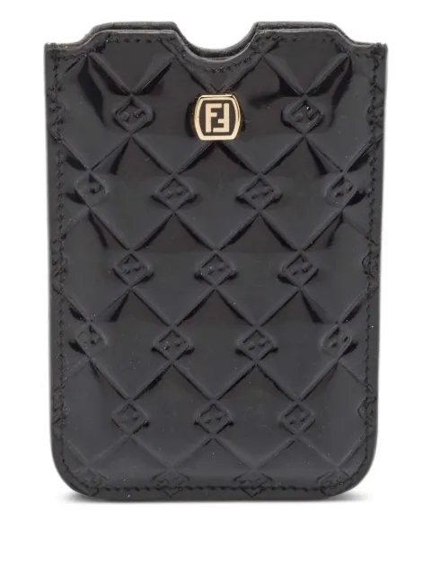 Fendi Pre-Owned FF-embossed phone cover Black 901981