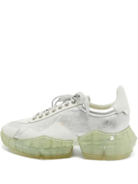 Jimmy Choo Pre-Owned translucent-sole sneakers White 917617